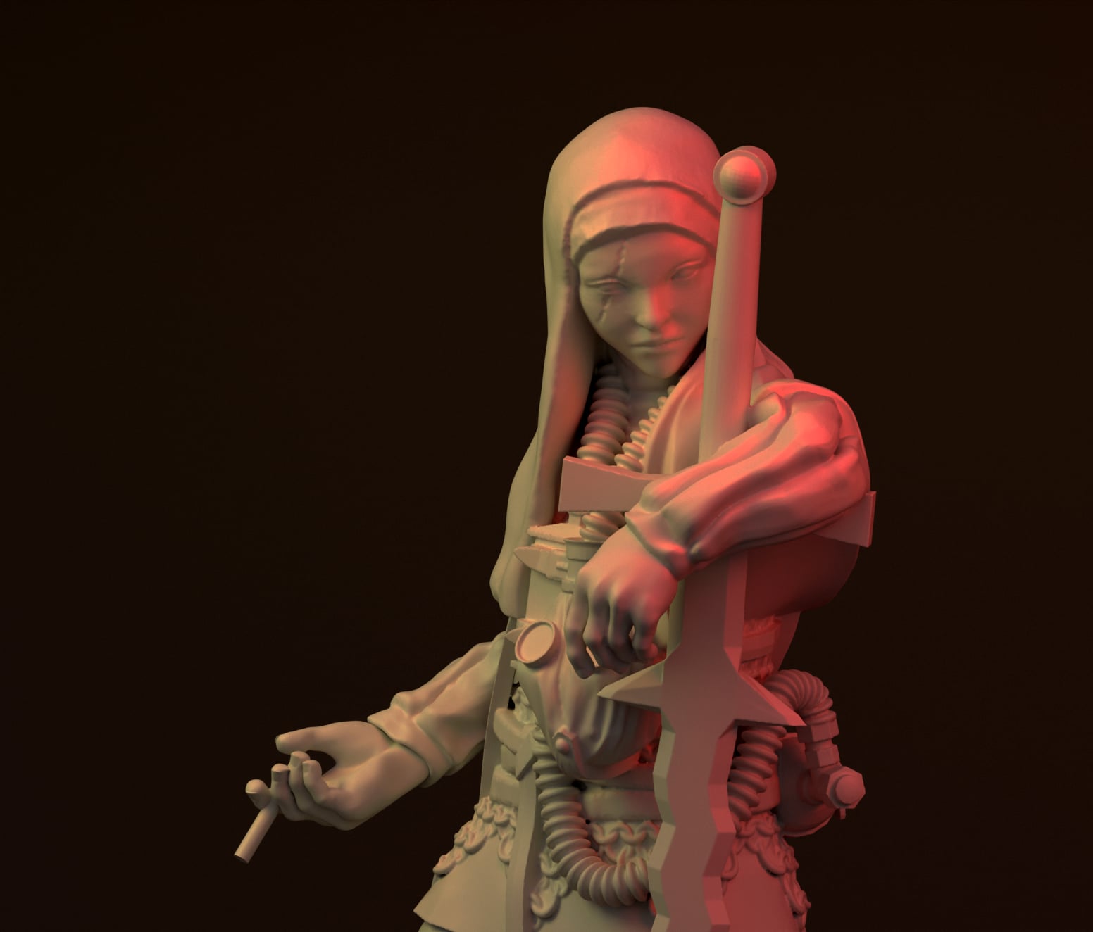 Warrior Nuns - Trench Crusade STL file - Image 5