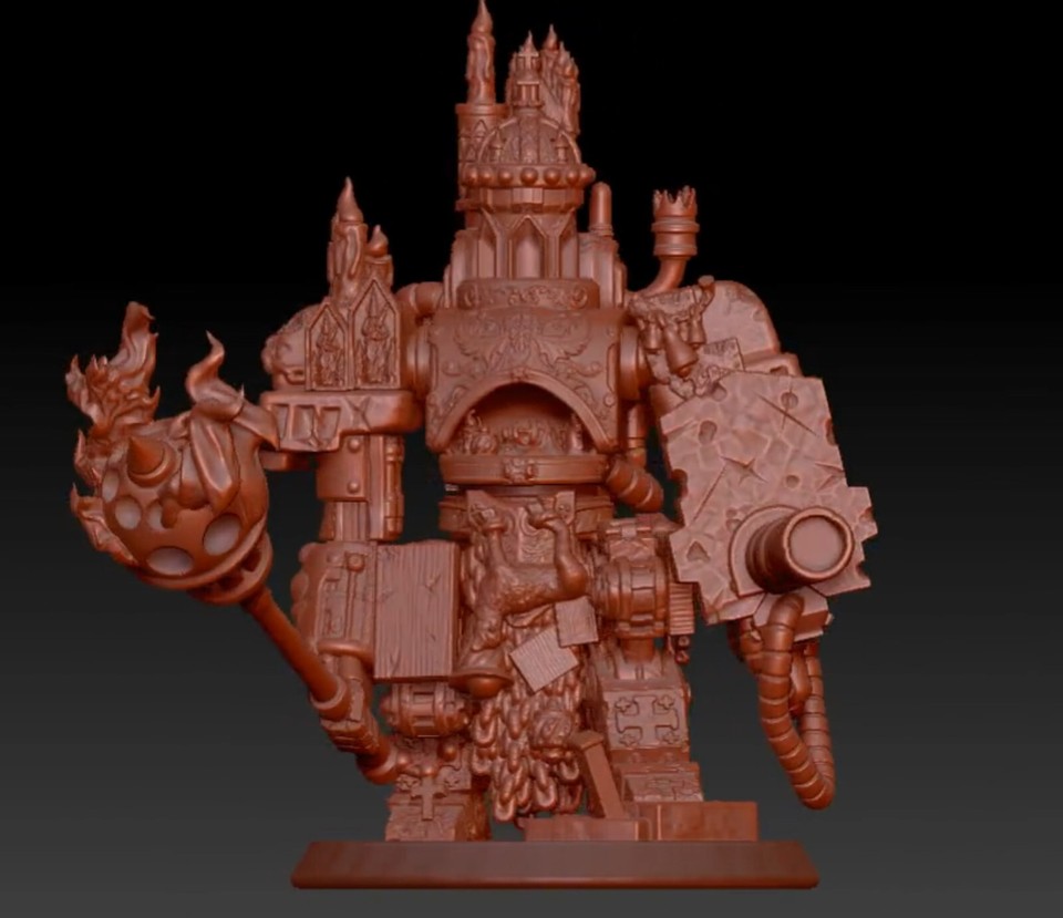 Anchorite Shrine - Trench Crusade STL file for Anchorite Shrine