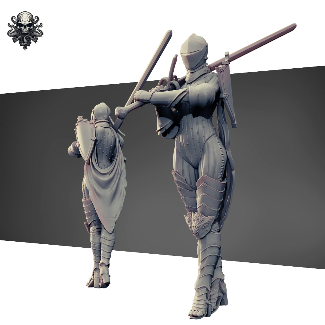 Zweihander Saint - Trench Crusade STL file - Image 2