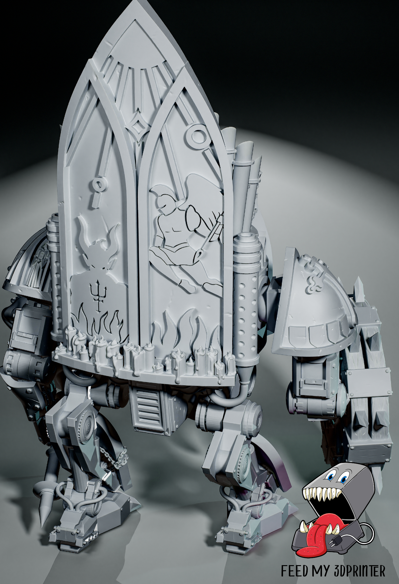 Anchorite Shrine - Warshrine - Trench Crusade STL file - Image 5