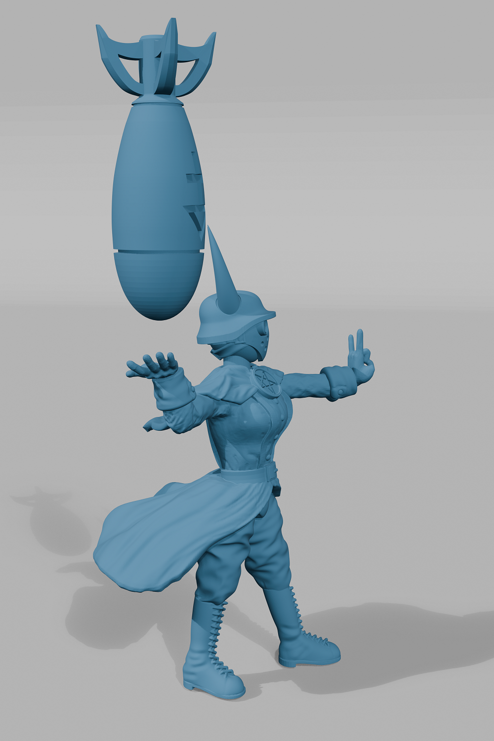 Magical Bomb Ladie - Trench Crusade STL file - Image 2