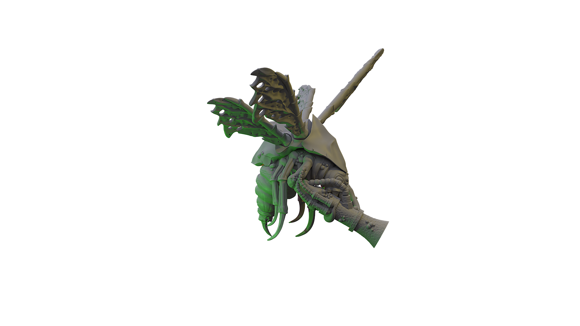 Plague fly with pus cannon - Trench Crusade STL file - Image 5