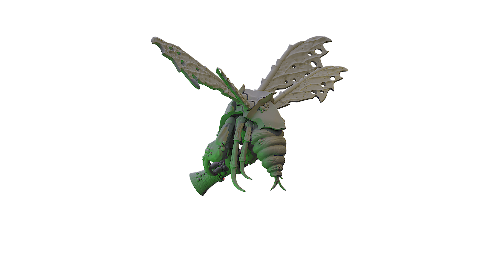 Plague fly with pus cannon - Trench Crusade STL file - Image 4