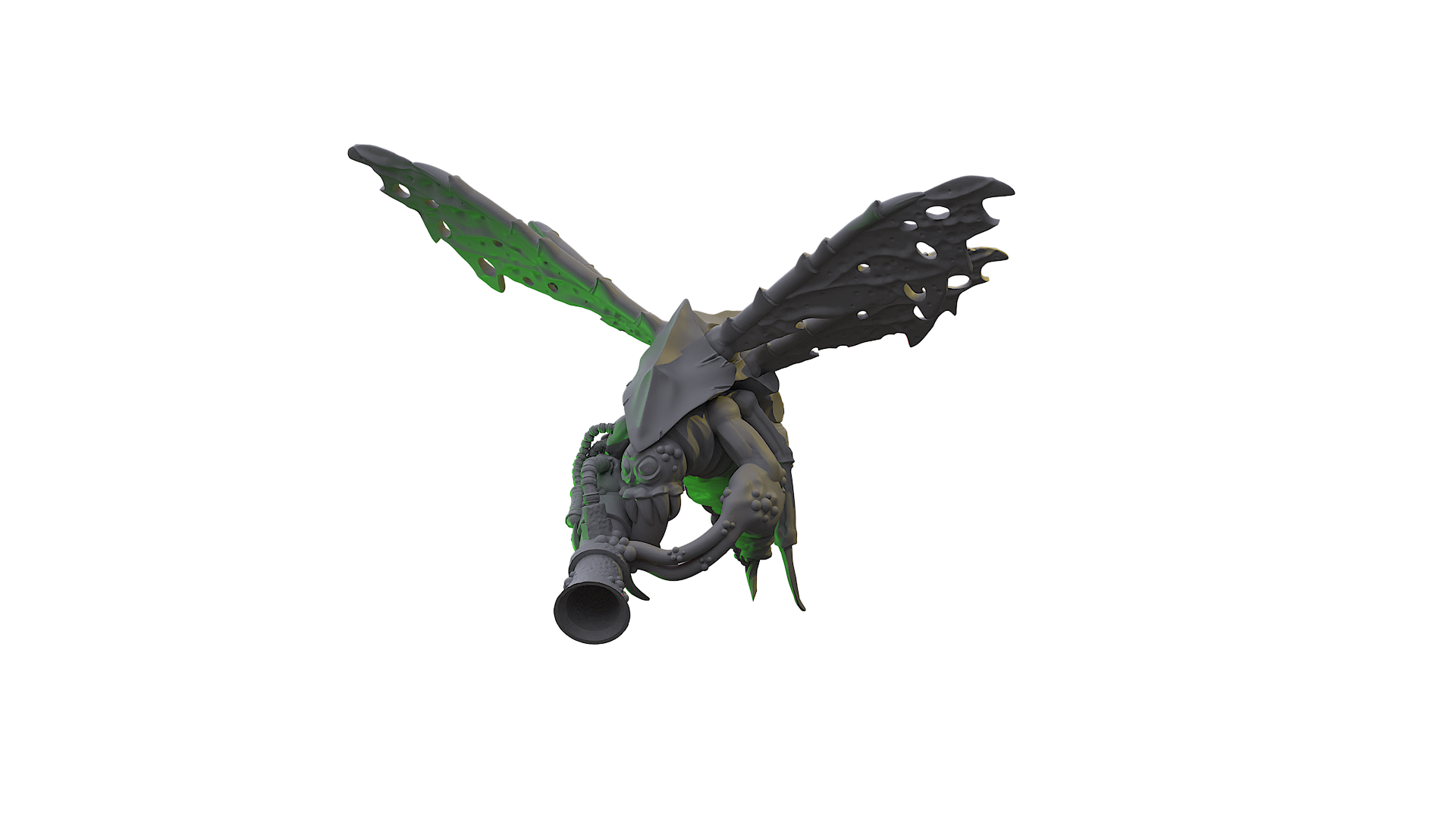 Plague fly with pus cannon - Trench Crusade STL file - Image 2