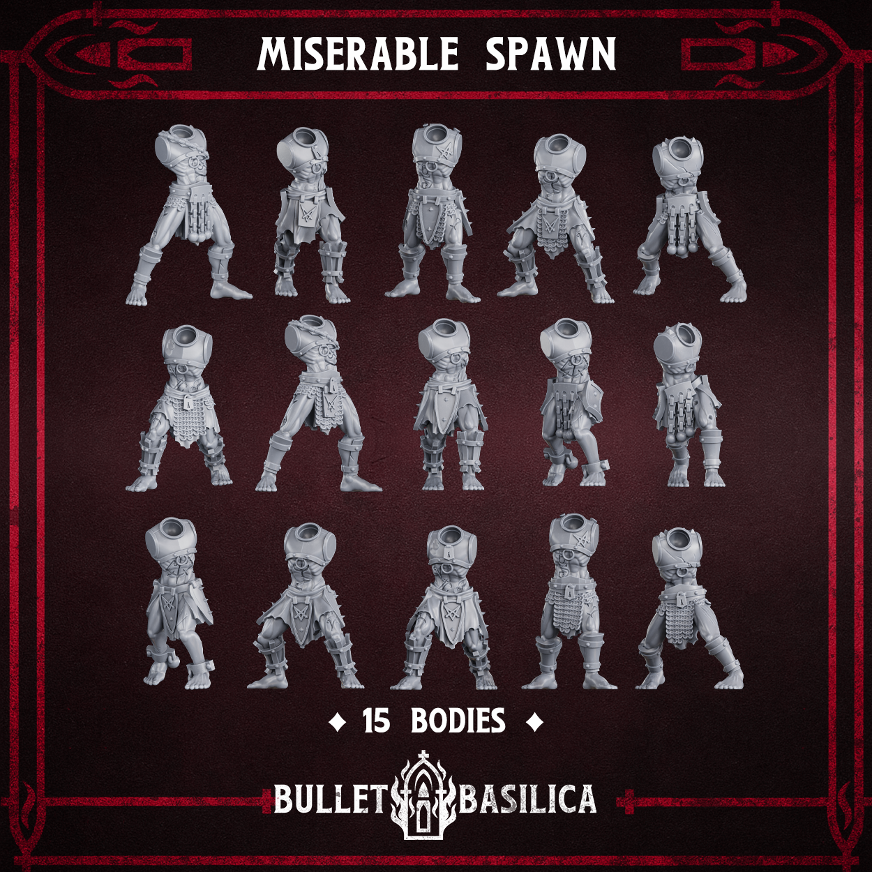 Miserable Spawn (build kit) - Trench Crusade STL file - Image 2