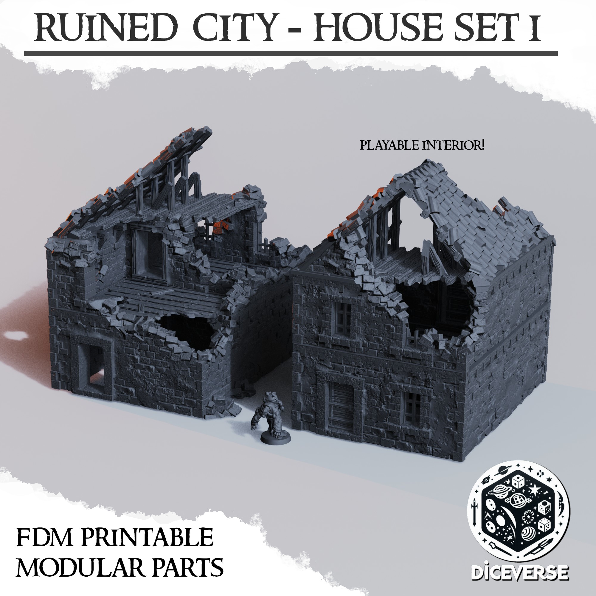 Ruined City - House Set 1