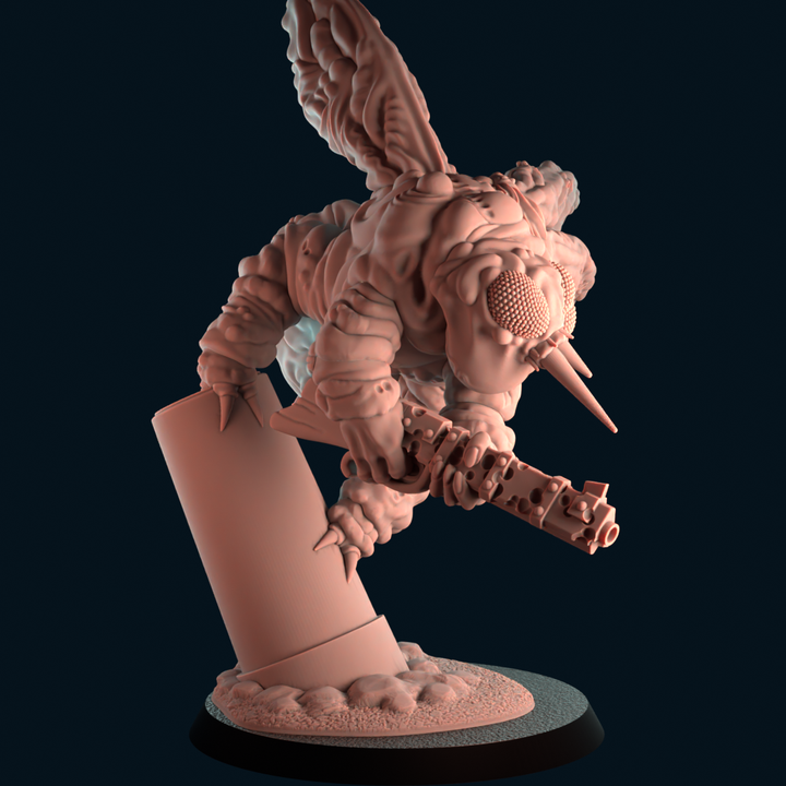 The Hollow War - Polluter - Trench Crusade STL file for Herald of Beelzebub