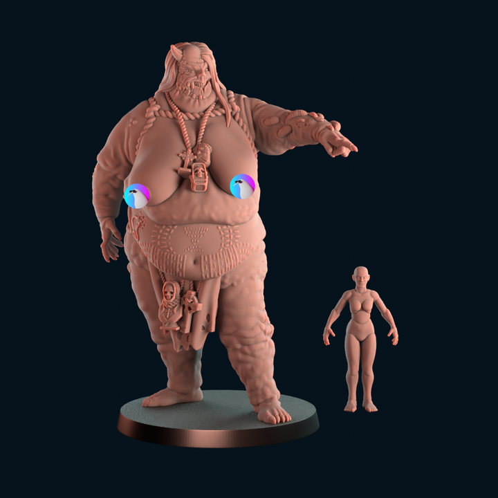 The Hollow War - The Mother - Trench Crusade STL file for Matagog Hag