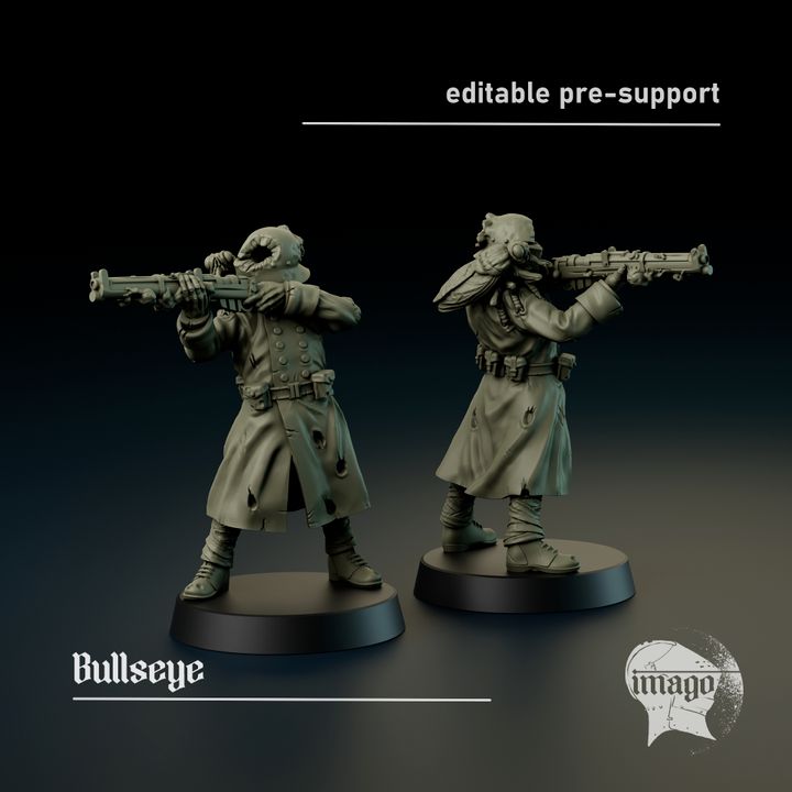 Bullseye - Trench Crusade STL file for Corpse Guard, Bereaved