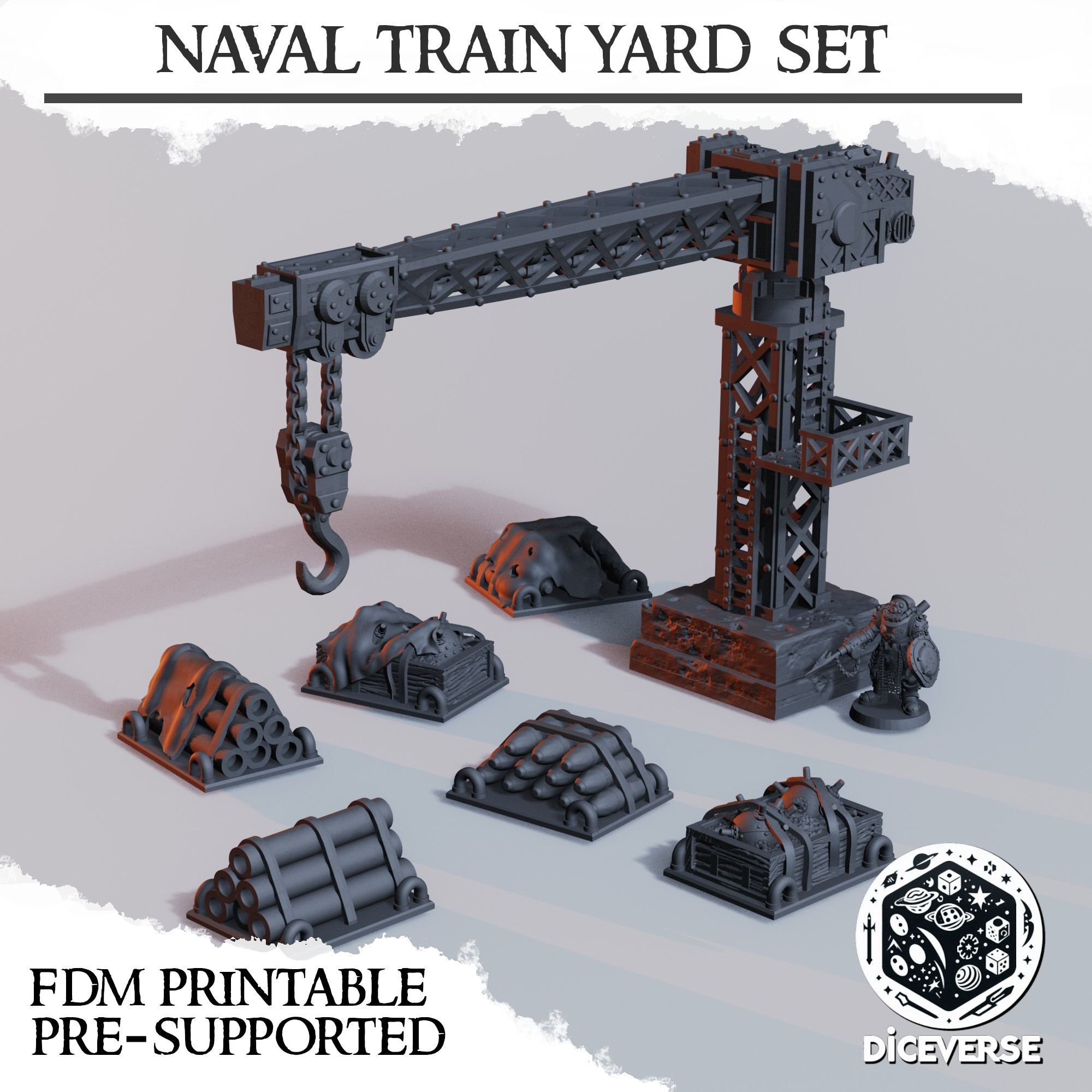 Naval Train Yard Set