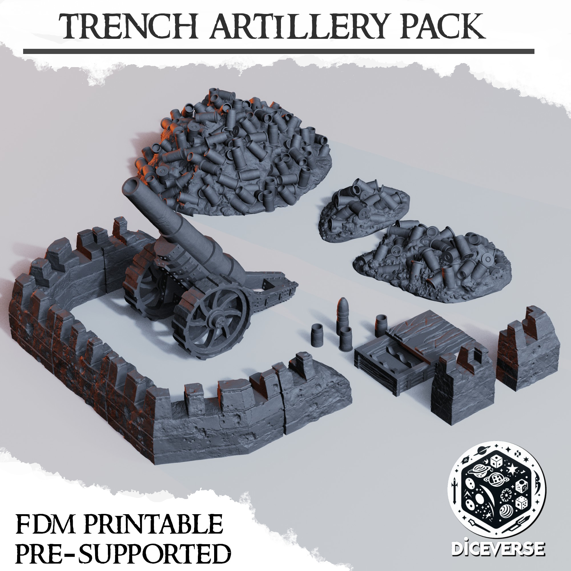 Trench Terrain: Artillery Pack