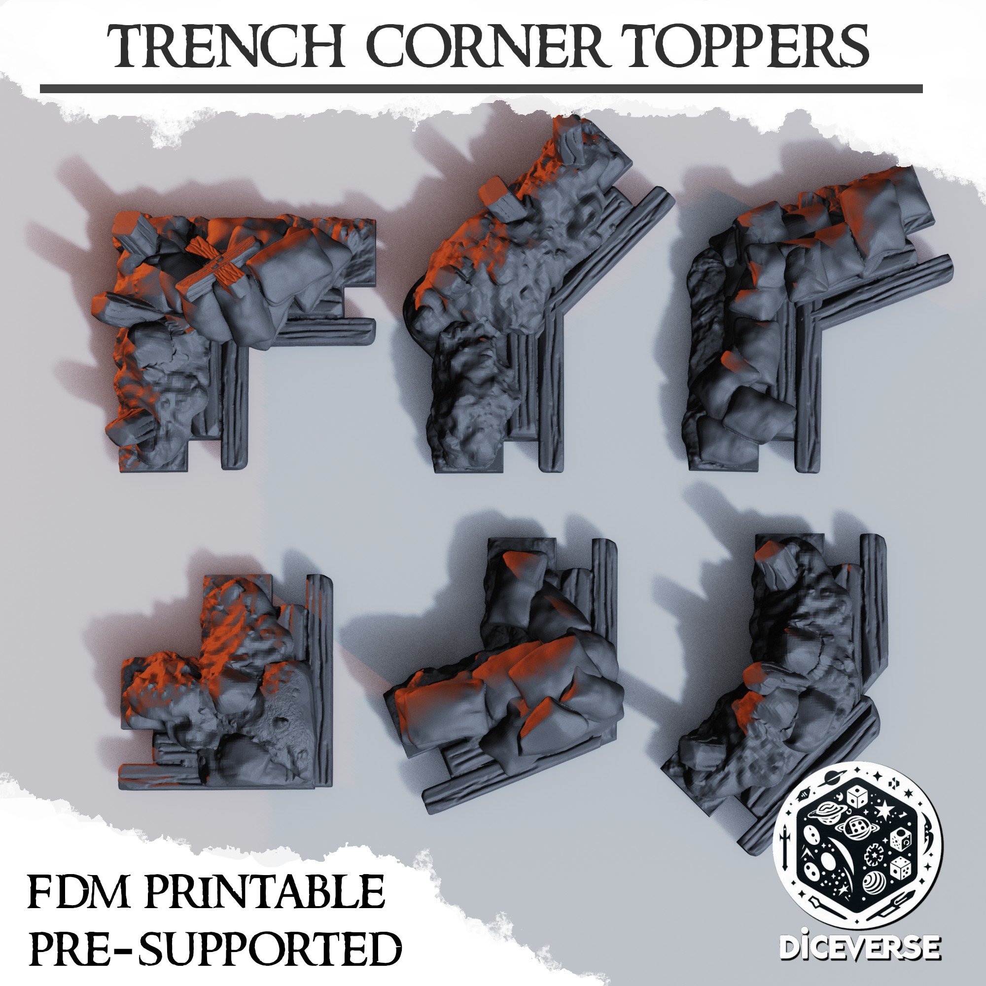 Trench Terrain: Trench System Bundle - Image 3