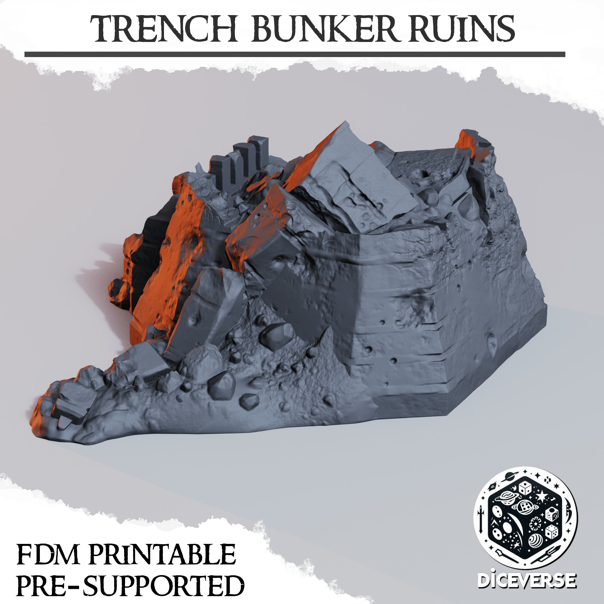 Trench Terrain: Trench Bunker Ruins - Image 2