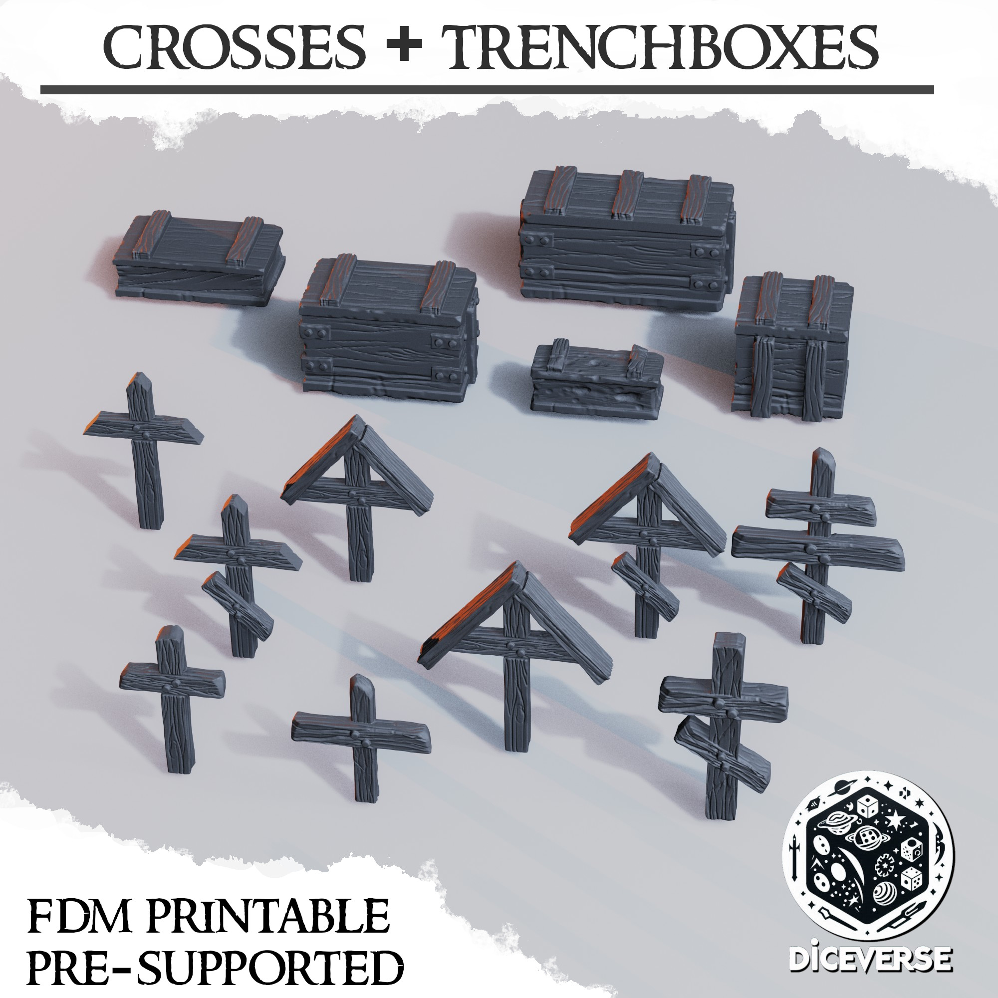Trench Terrain: Trenchboxes and Crosses