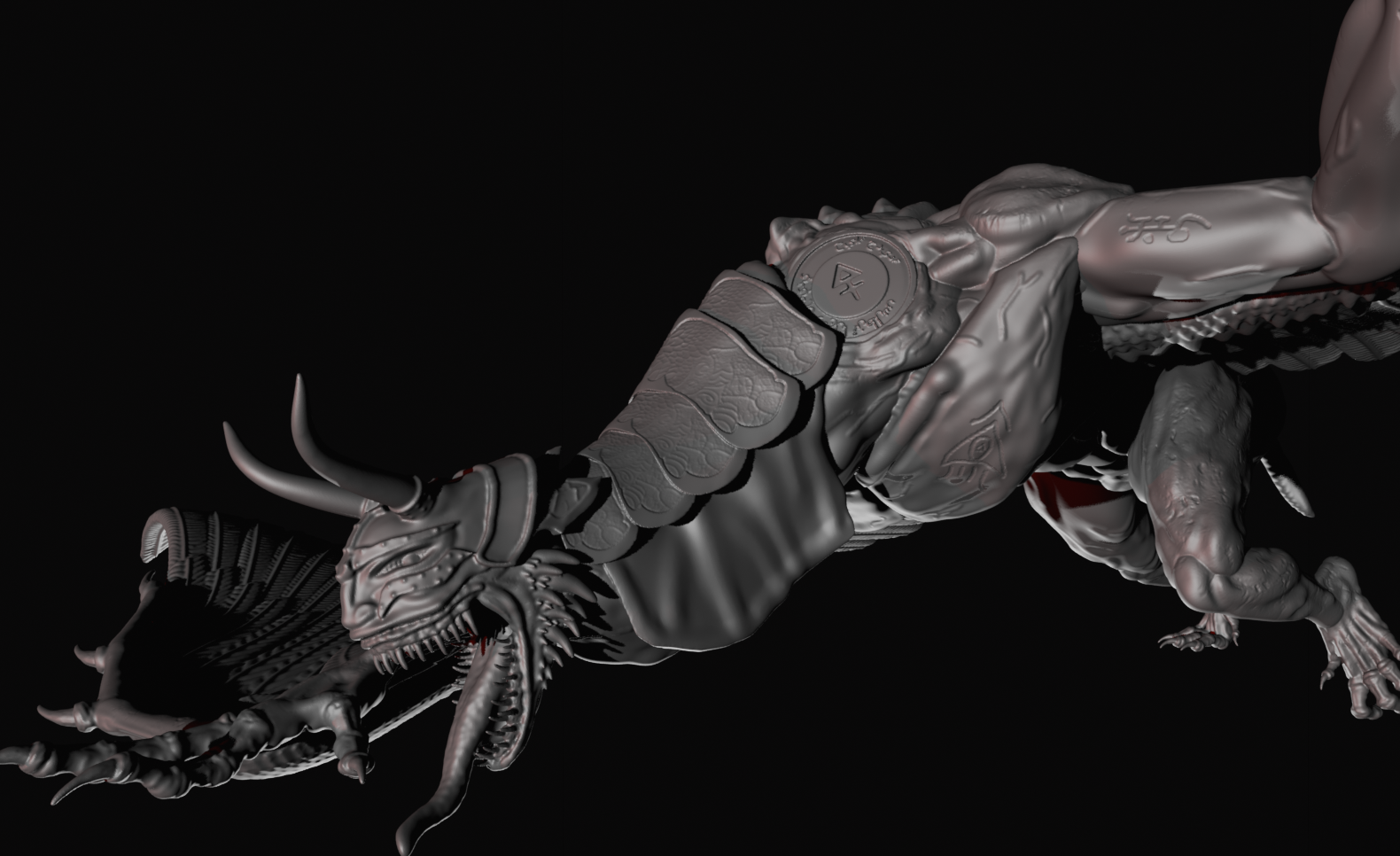 Takwin Dragon - Trench Crusade STL file - Image 7