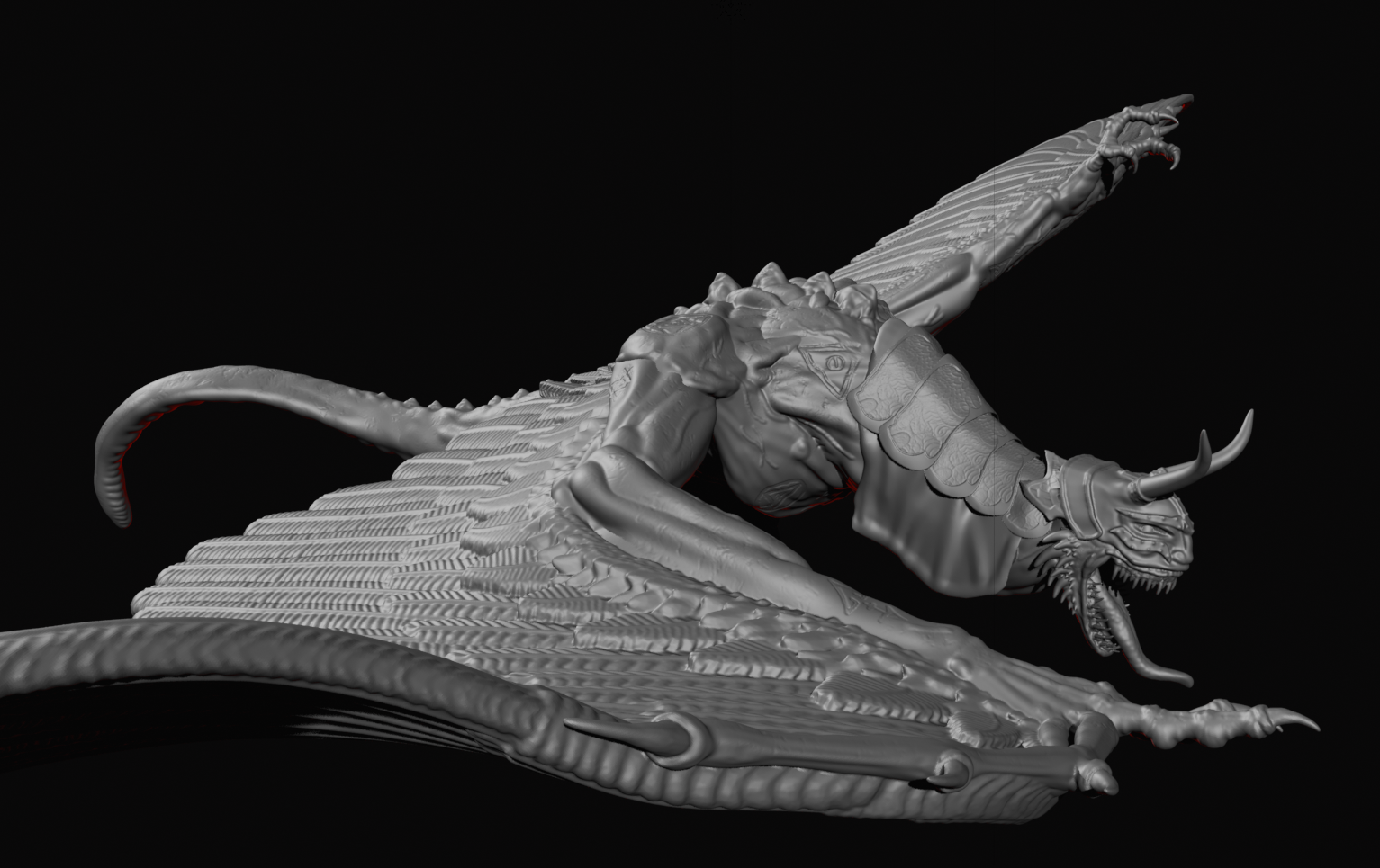 Takwin Dragon - Trench Crusade STL file - Image 6