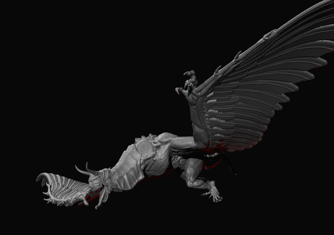Takwin Dragon - Trench Crusade STL file - Image 5