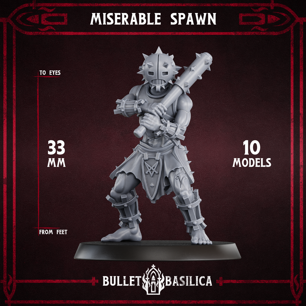 Miserable Spawn (x10) - Trench Crusade STL file - Image 3