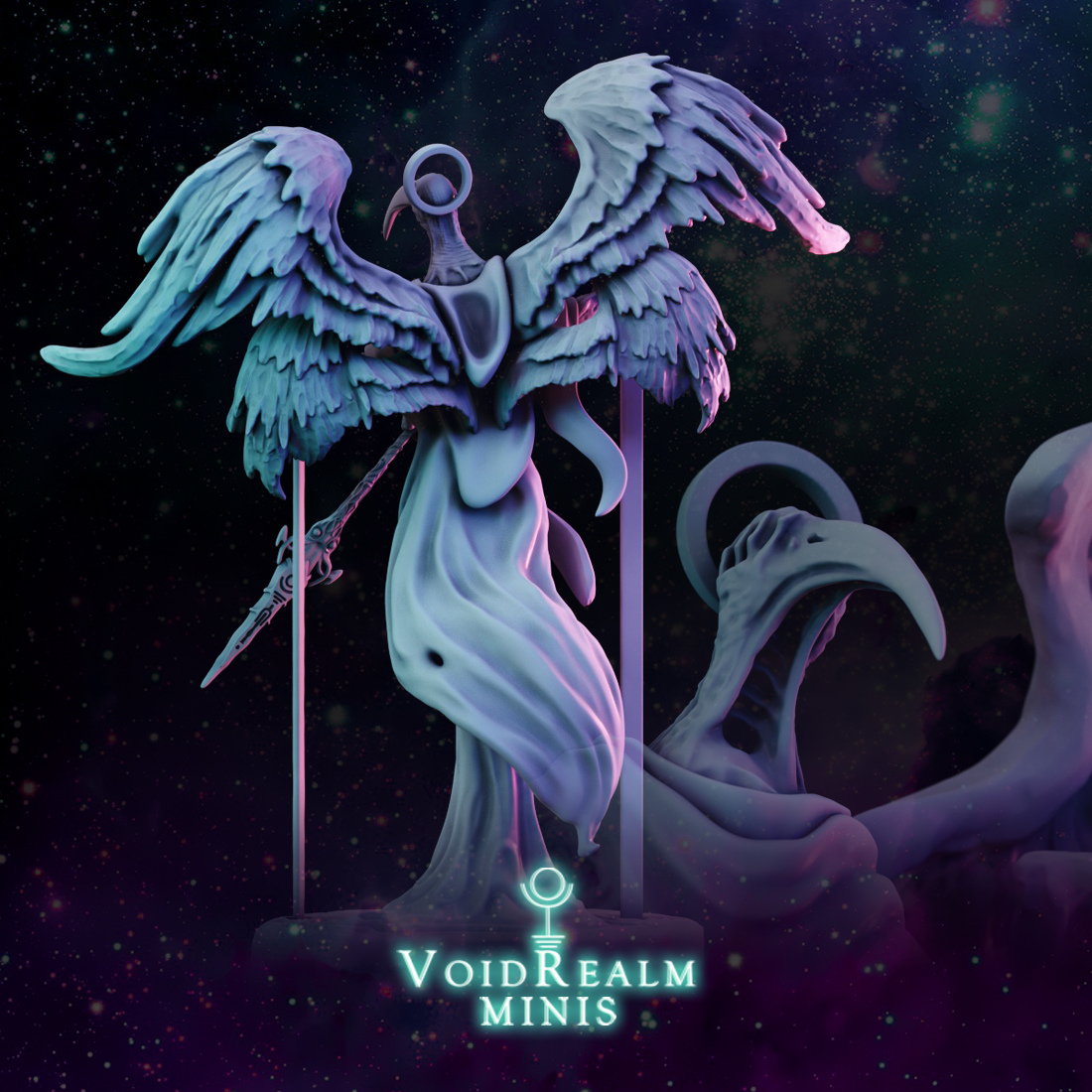 Wailing Angel - Trench Crusade STL file - Image 2