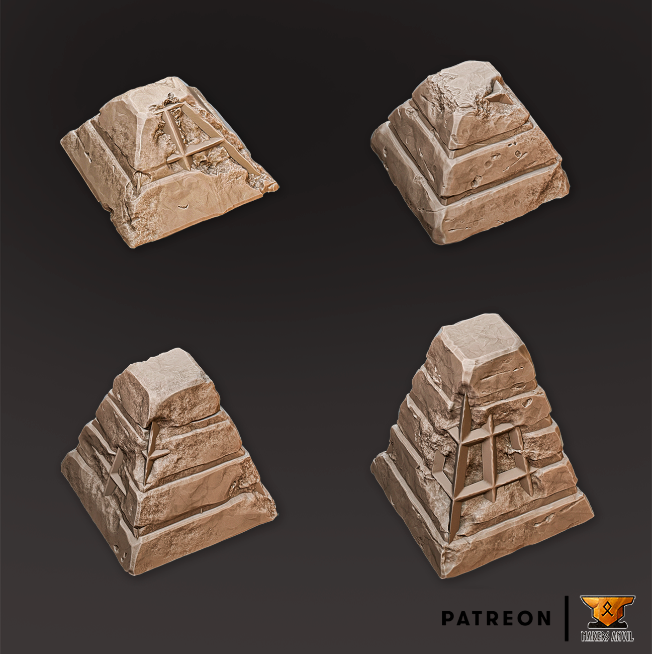 Trenched Battlefield - Artillery posts and dragon teeth