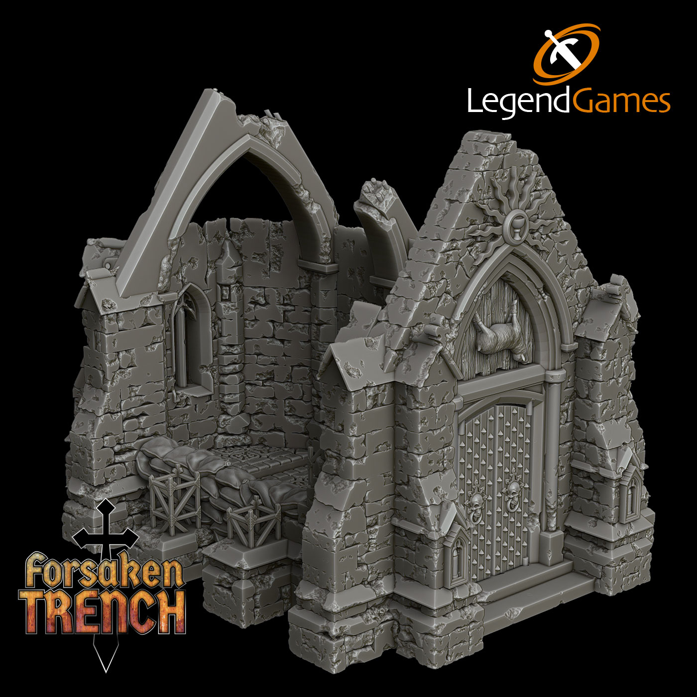 LegendGames Battlefield Chapel for Trench Crusade - terrain accessory - Image 5