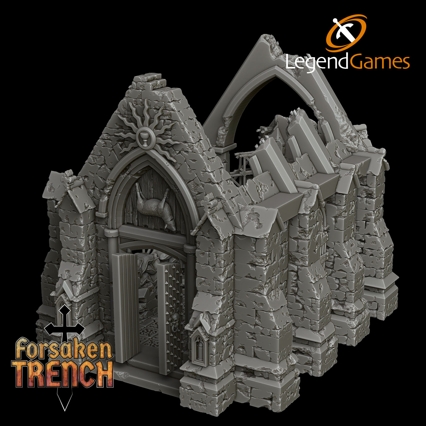 LegendGames Battlefield Chapel for Trench Crusade - terrain accessory - Image 4