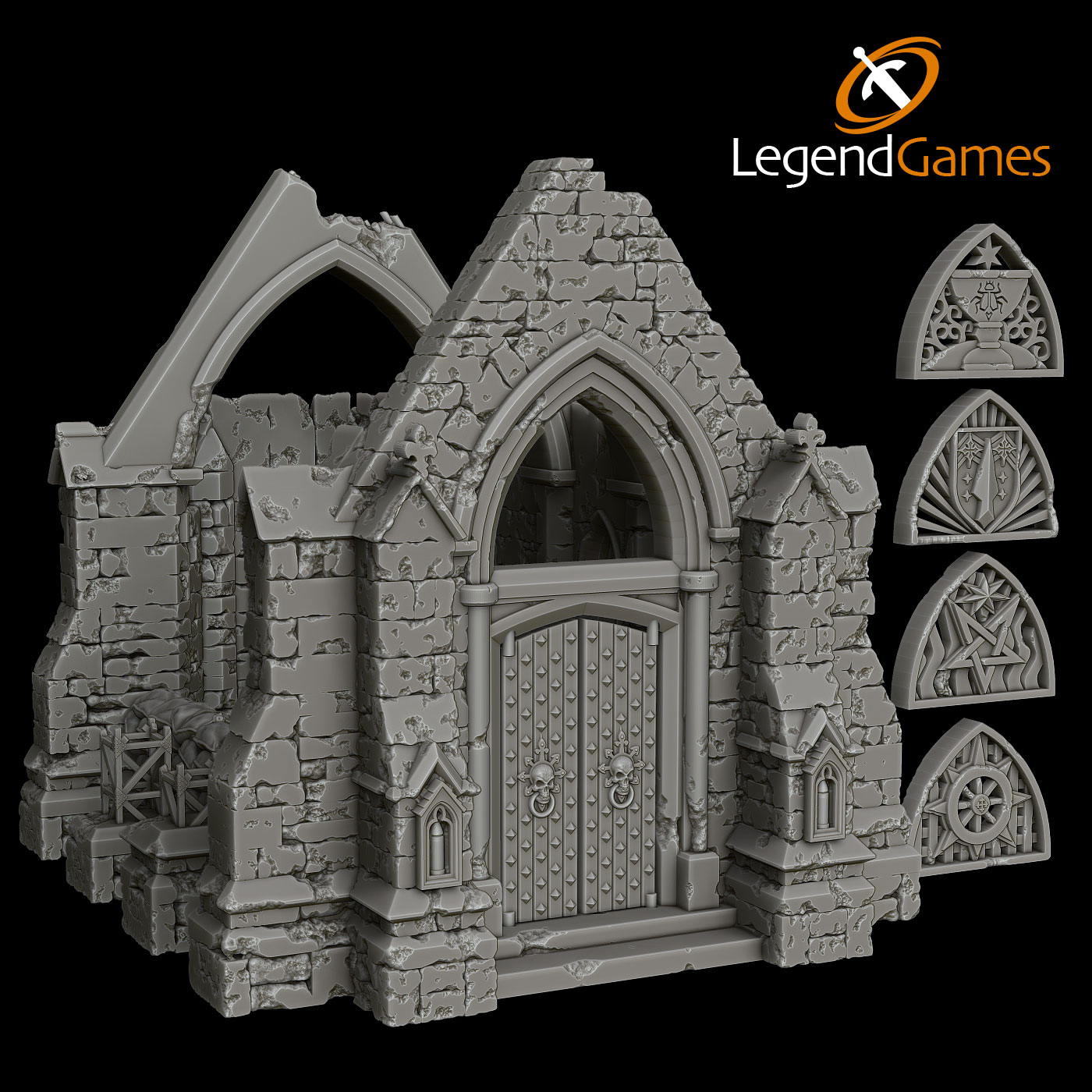 LegendGames Battlefield Chapel for Trench Crusade - terrain accessory - Image 2