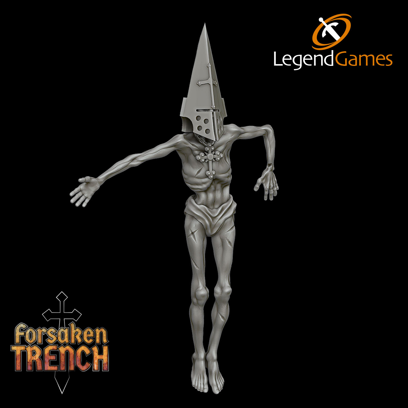 LegendGames Trench Crusade Pain of Penitence Skull Cross battlefield terrain accessory - Image 4