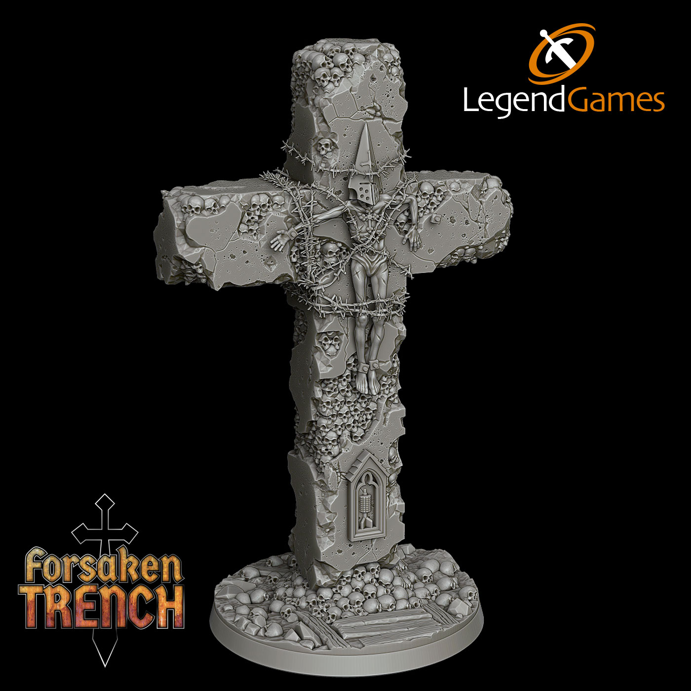 LegendGames Trench Crusade Pain of Penitence Skull Cross battlefield terrain accessory