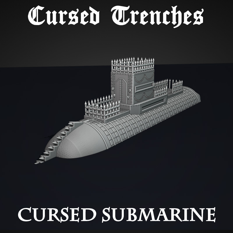 Storming the Shores Scenario Pack by Warscape - Crusade, Trench Crusade, beach, cannon, coastal raid, field artillery, heretic, mortar, pack, scenario, scenery, set, shore, storming the shores, submarine, table, terrain, trench, wargaming - Image 2
