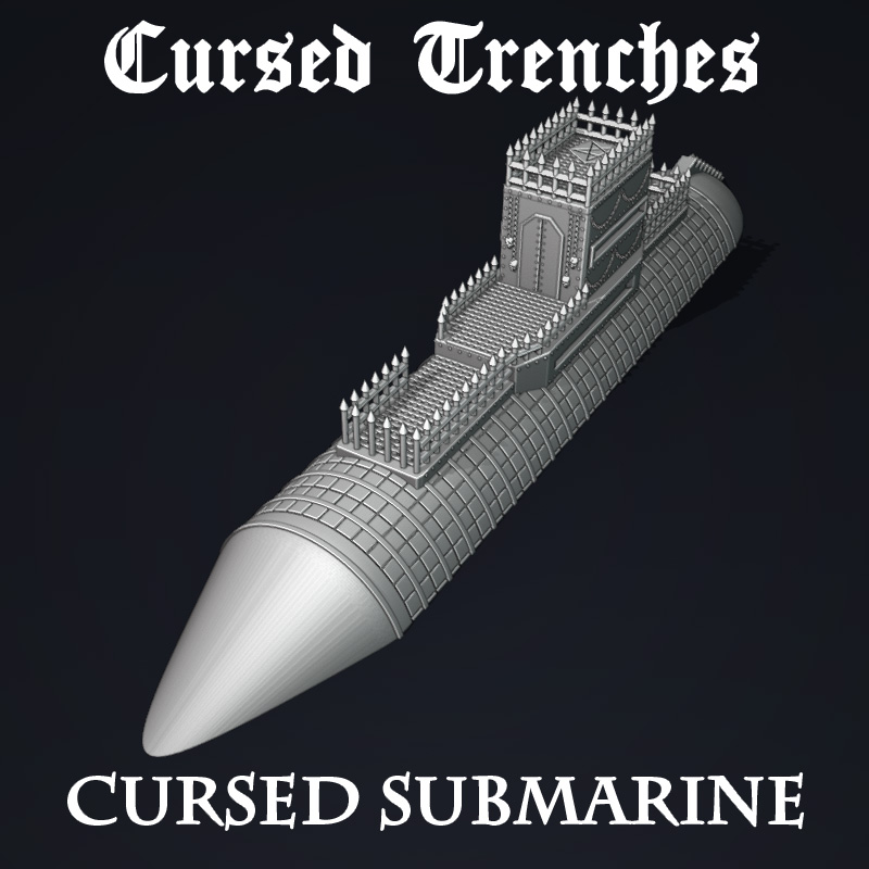 Storming the Shores Scenario Pack by Warscape - Crusade, Trench Crusade, beach, cannon, coastal raid, field artillery, heretic, mortar, pack, scenario, scenery, set, shore, storming the shores, submarine, table, terrain, trench, wargaming - Image 5