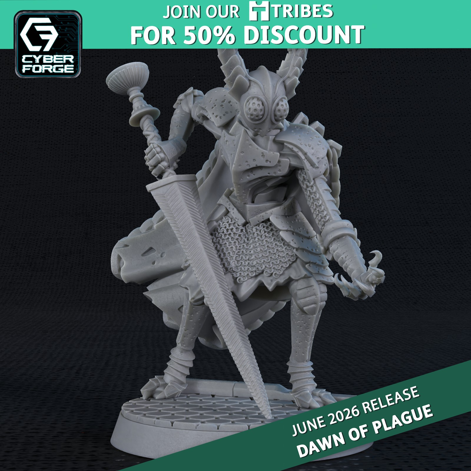Hollowed Knight - Dawn of Plague - Trench Crusade STL file for Plague Knight, Executor
