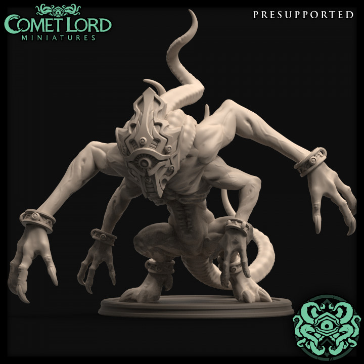 The Star Stalkers by Comet Lord Miniatures, is a proxy for Lion of Jabir, in Iron Sultanate.