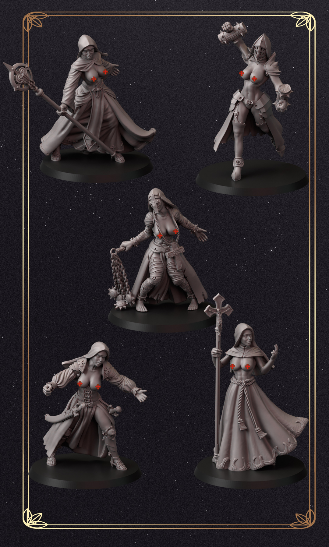 Nuns by Crosslances, is a proxy for Stigmatic Nun, in Trench Pilgrims.