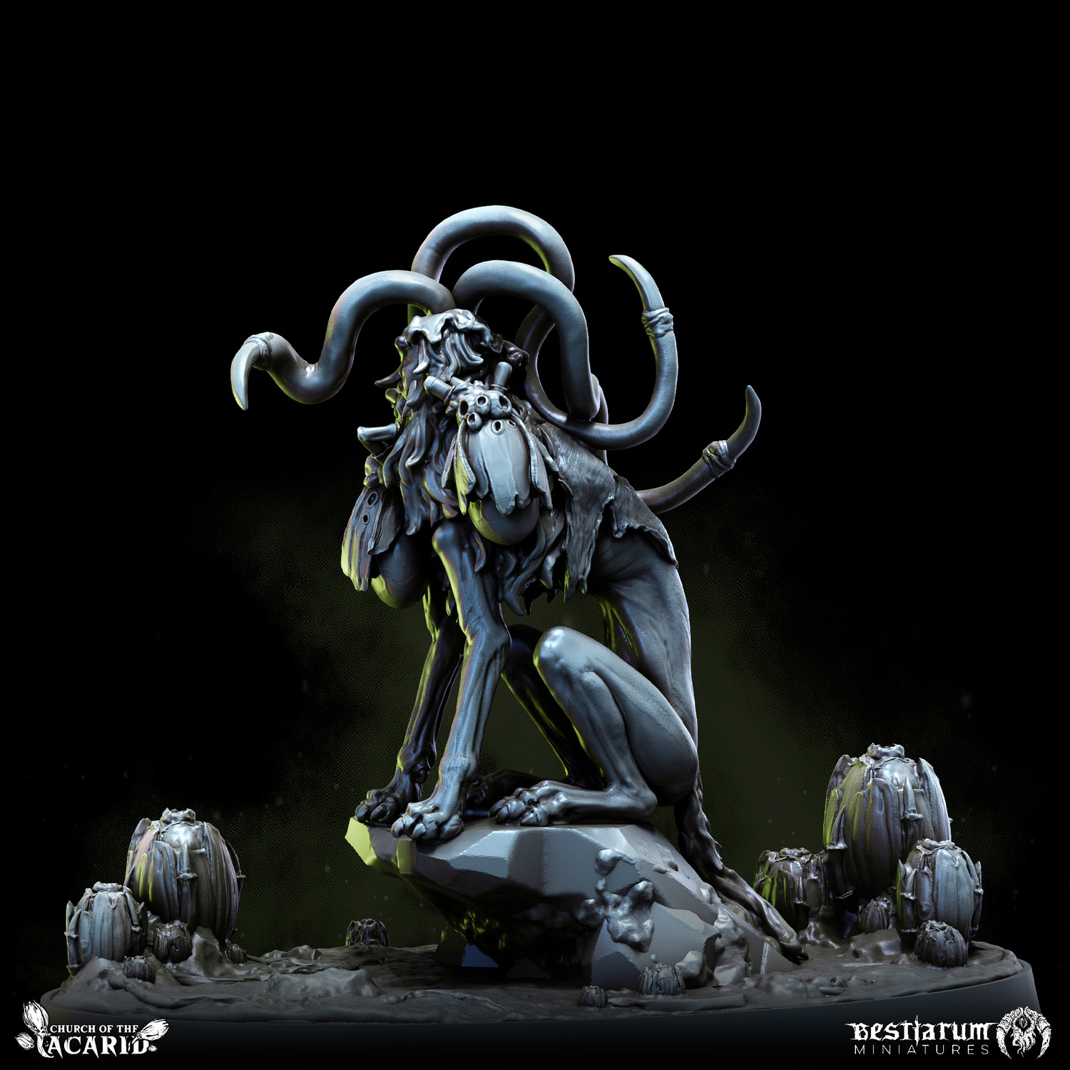 Infested Wolves - Church of the Acarid by Bestiarum Miniatures - Image 5