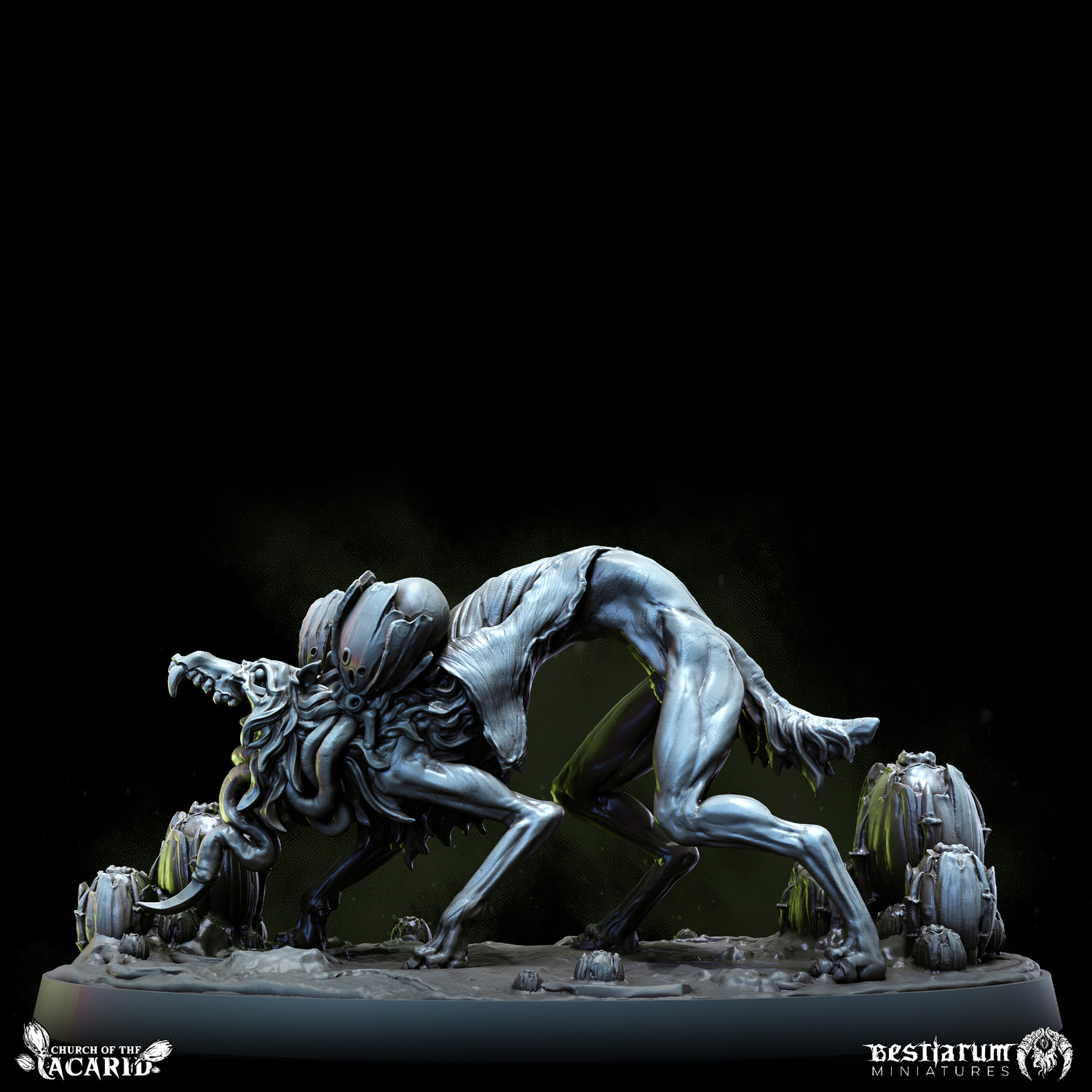 Infested Wolves - Church of the Acarid by Bestiarum Miniatures - Image 3