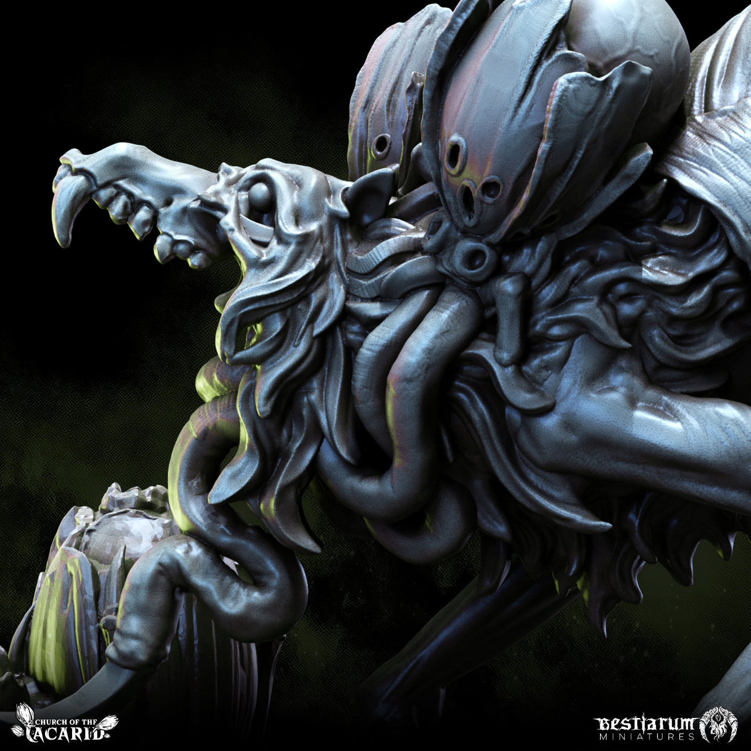 Infested Wolves - Church of the Acarid by Bestiarum Miniatures - Image 4