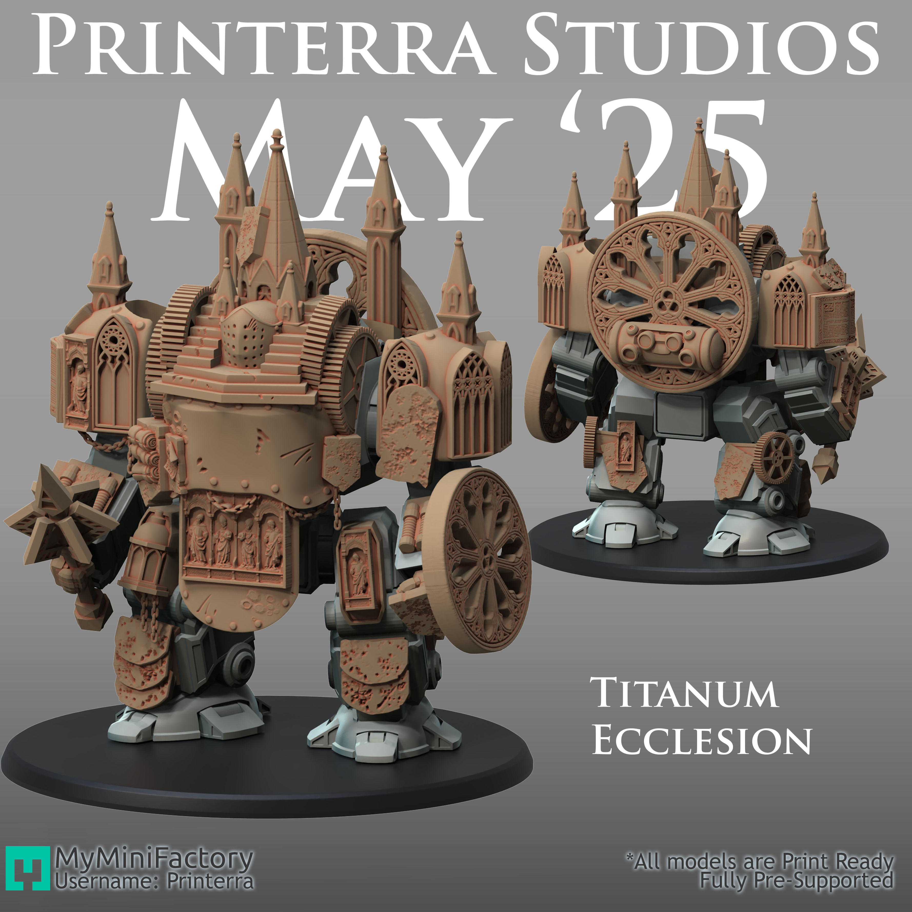 050 BELTHAZARK Titanum Ecclesion by Printerra Studios, is a proxy for Anchorite Shrine, in Trench Pilgrims.