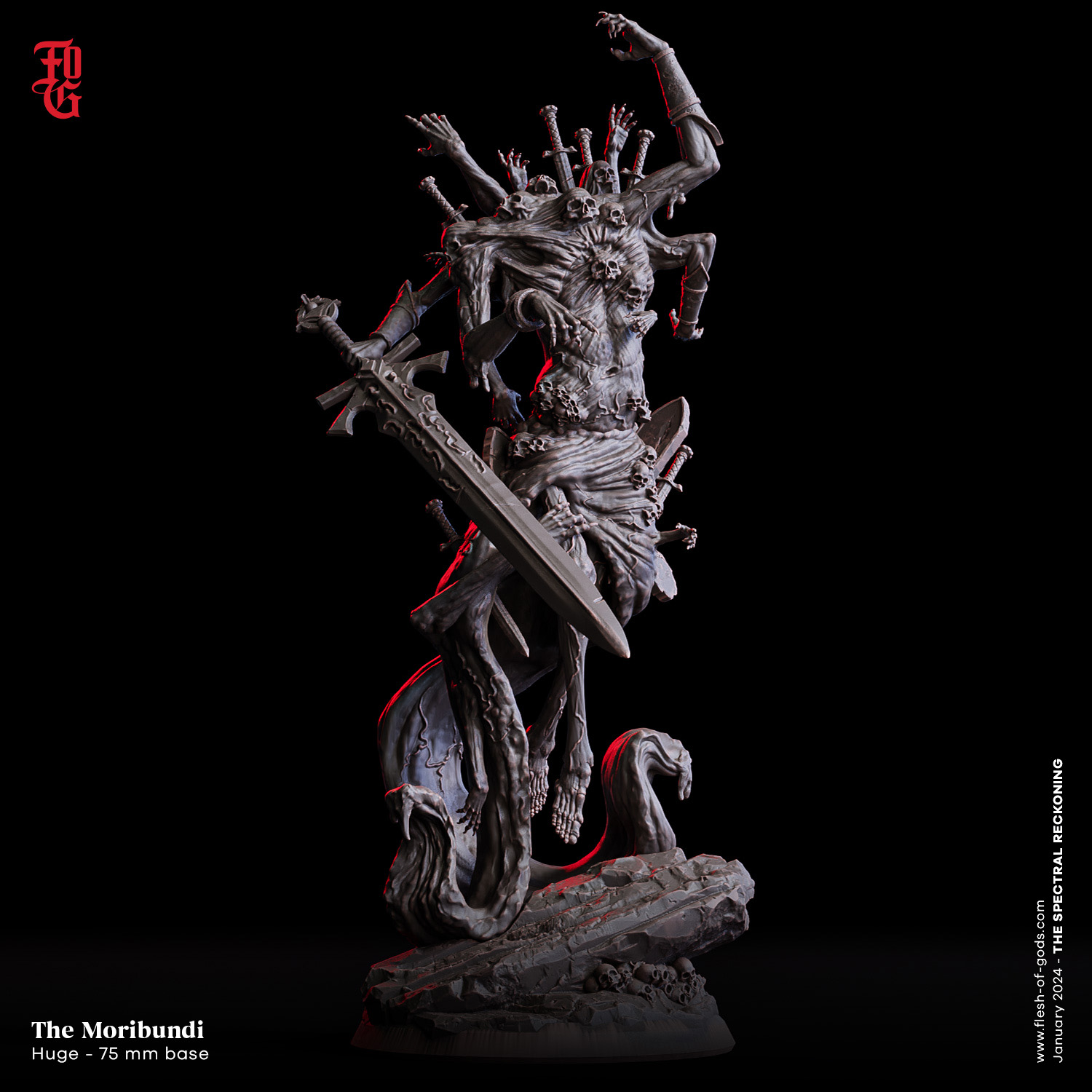 The Moribundi by fleshofgods, is a proxy for Desecrated Saint, in Court of the Seven Headed Serpent.