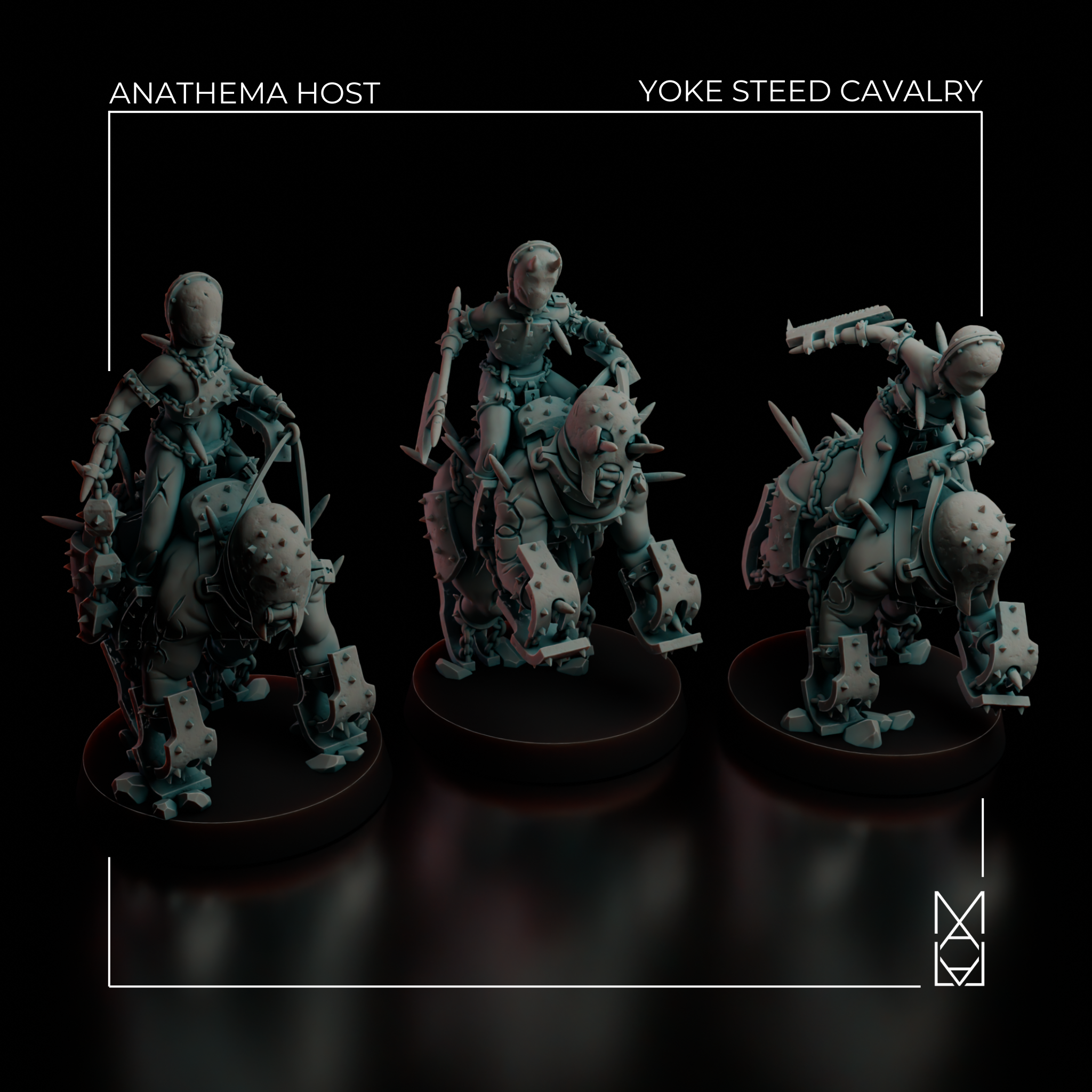 Yoke Steed Cavalry A (Pre-supported) by malal3d - Image 2