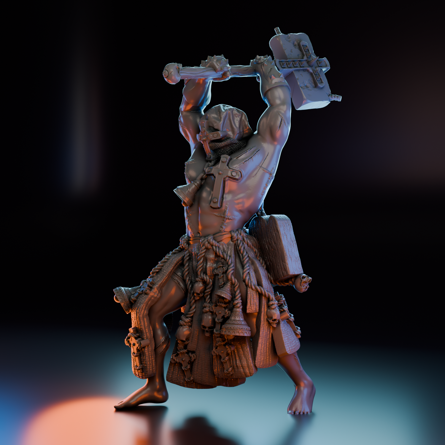 Holy Partaker | Saints from Trenches by Printerra Studios, is a proxy for Communicant, in Trench Pilgrims.