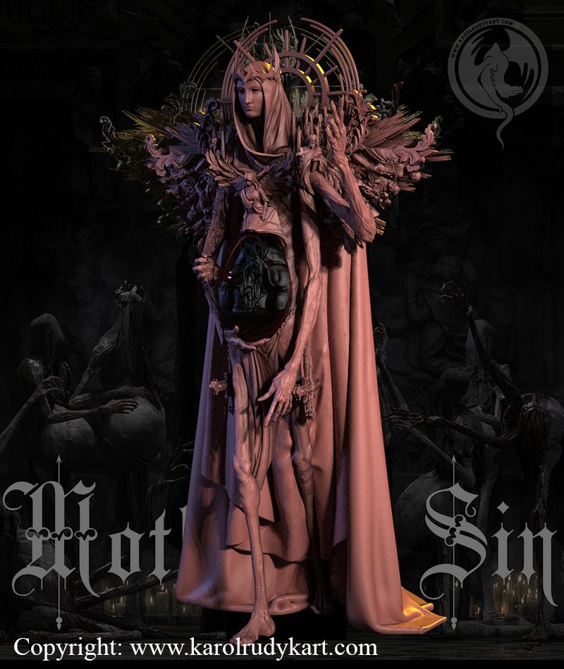 Mother of Sin 75mm scale by KarolRudykArt - Image 5