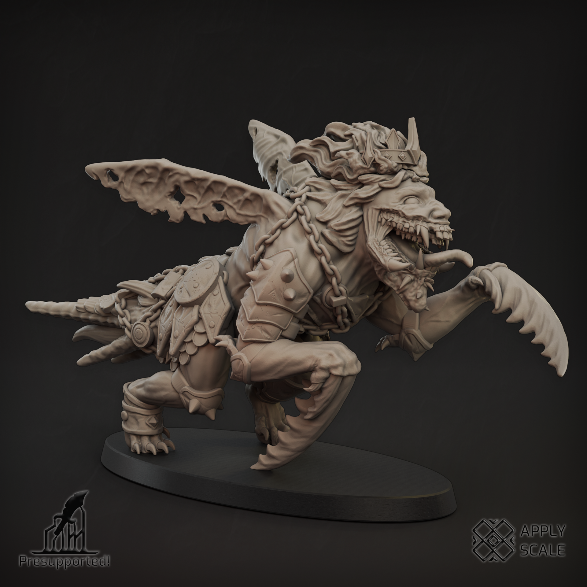 The Court - Hell's Locust 1 - Trench Crusade STL file for Pit Locust