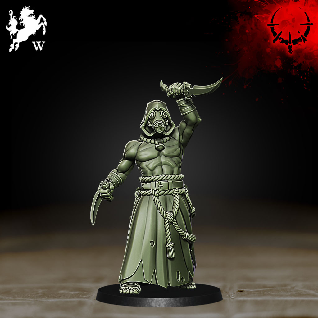 Mercenaries - Cultists - Trench Crusade STL file - Image 8