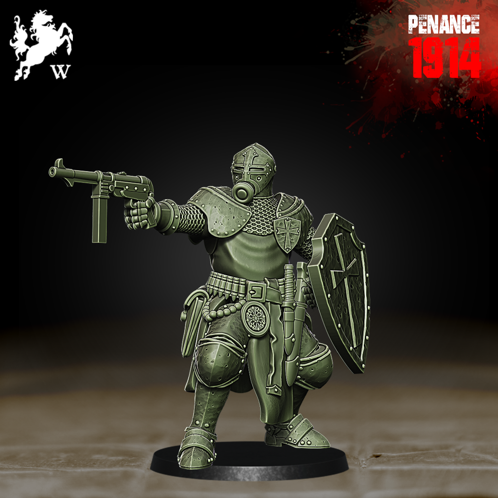 Mercenaries - Nomansland Crusaders - Trench Crusade STL file - Image 11