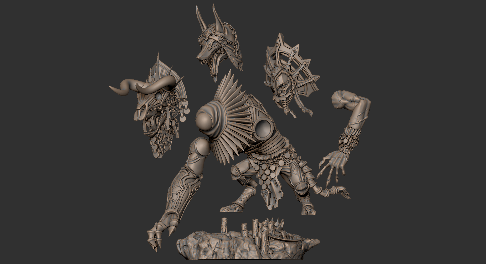 Beast of Greed - Trench Crusade STL file - Image 3