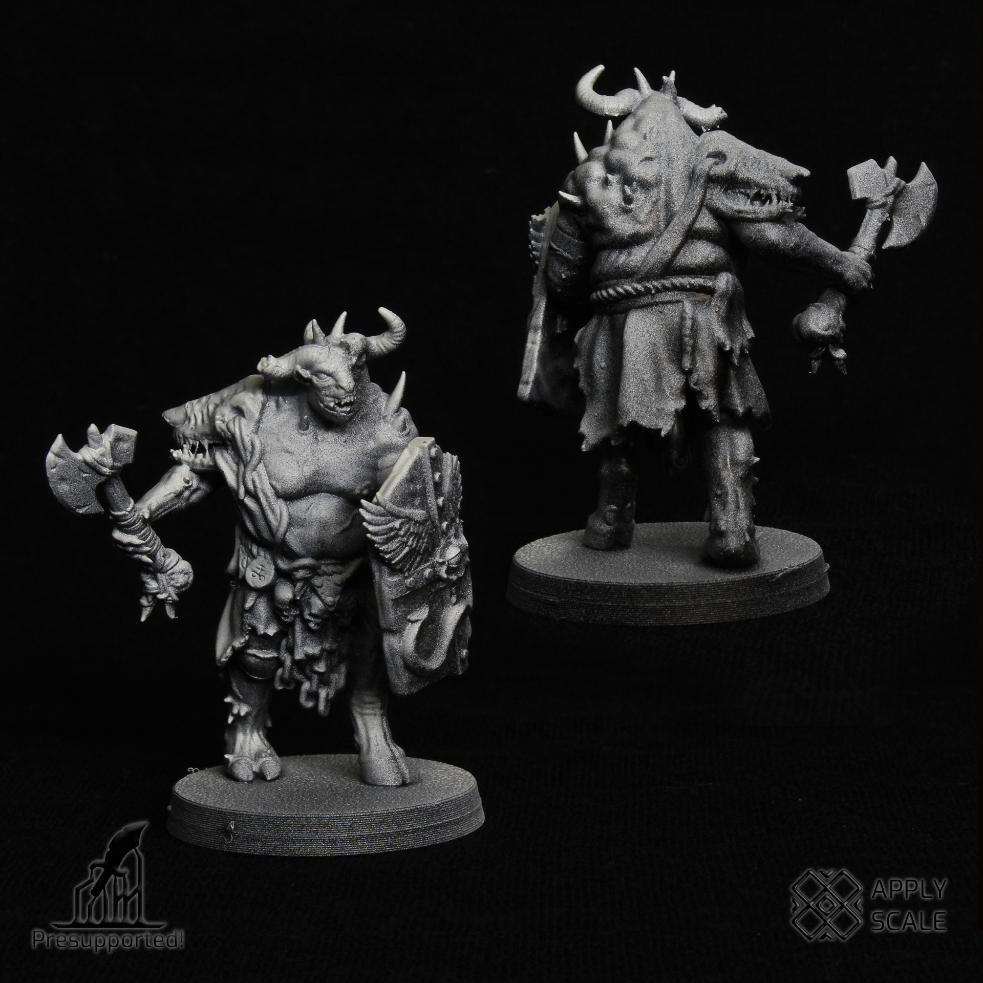 The Court - Yoke Fiend 2 Demon Warrior - Trench Crusade STL file - Image 3