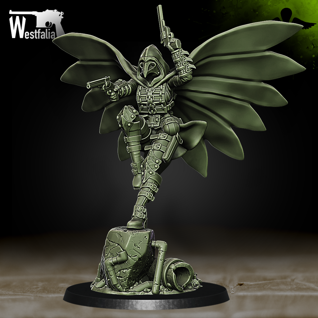 Plague Squad - Assassin - Trench Crusade STL file for Master Assasin, Assassin Acolyte