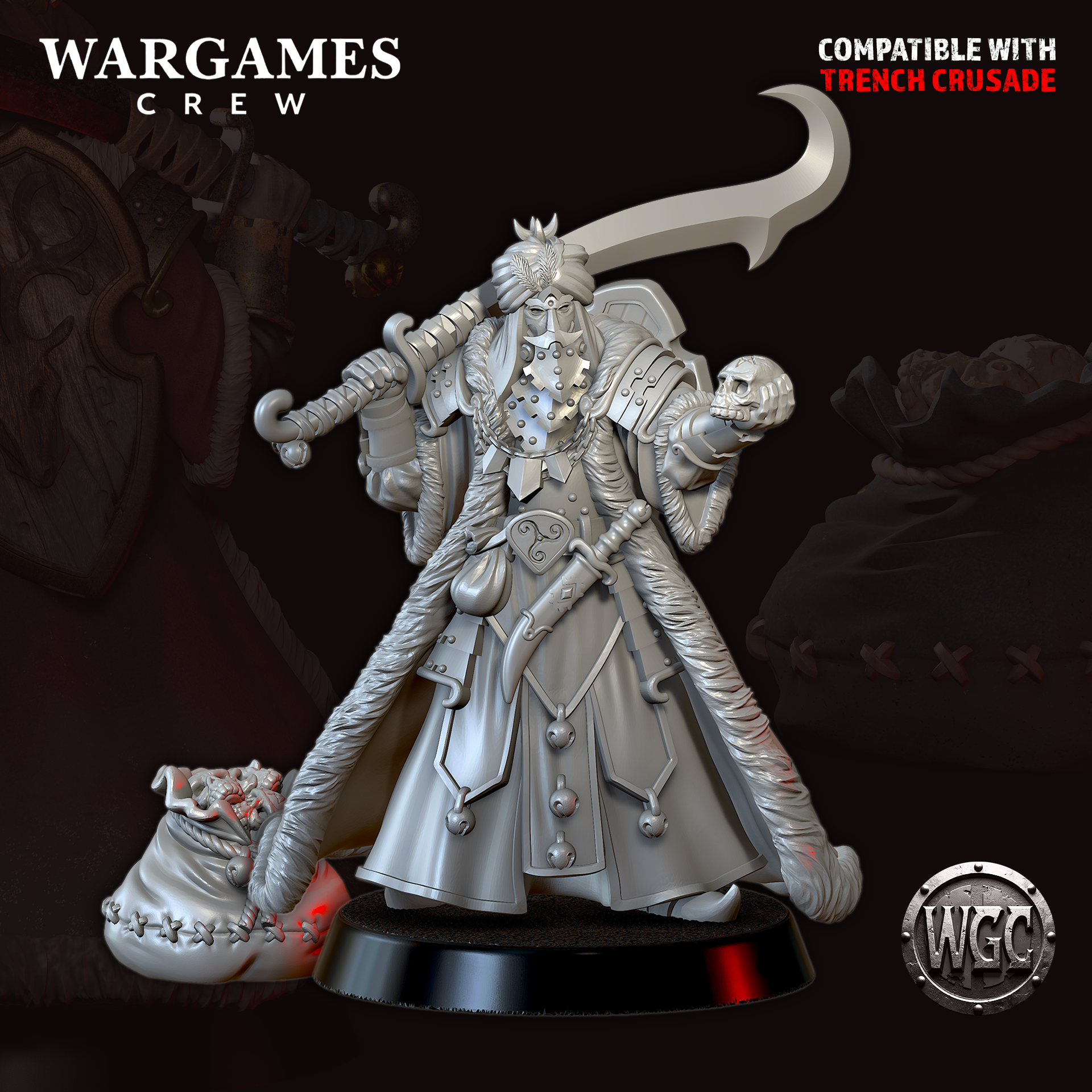 Mamluk Yuletide Sentinel - Trench Crusade STL file - Image 3