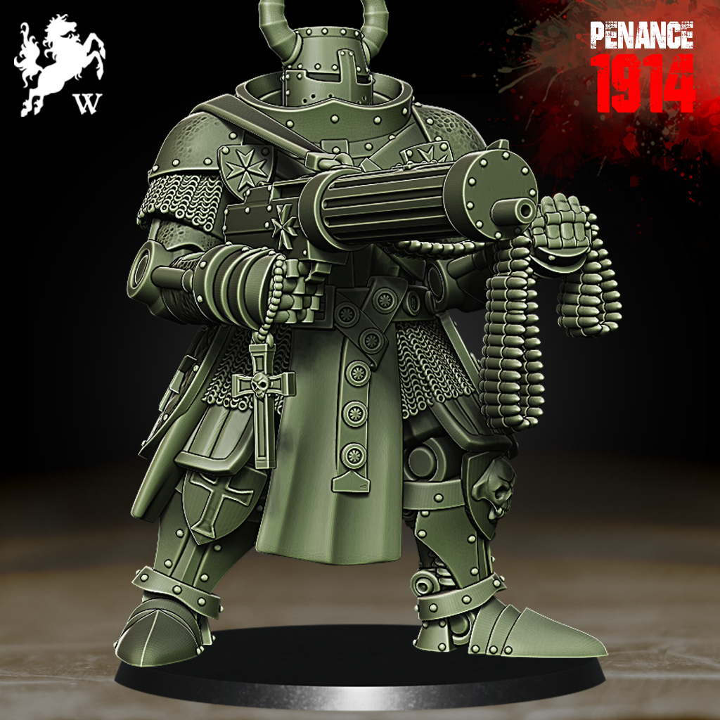Mercenaries - Heavy Crusaders - Trench Crusade STL file - Image 2